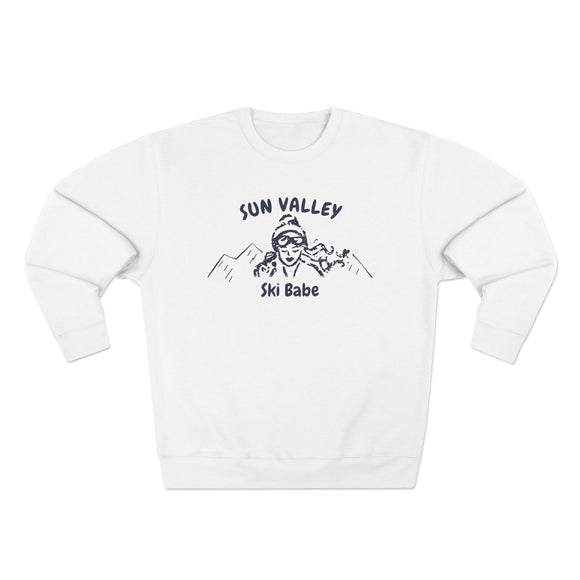 Premium Sun Valley, Idaho Ski Babe Sweatshirt