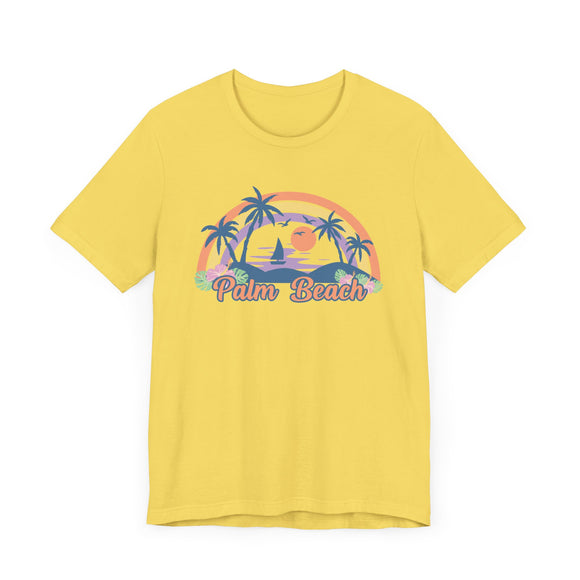 Palm Beach, Florida T-Shirt - Retro Beach Unisex Palm Beach Shirt