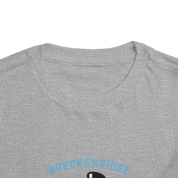 Breckenridge, Colorado Toddler Skiing Snowman Graphic Tee - Kids Breckenridge T-Shirt