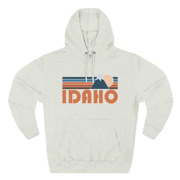 Idaho Hoodie - Retro Mountain Unisex Sweatshirt