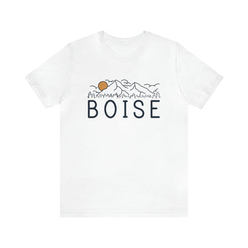 Buy white Boise, Idaho T-Shirt - Retro Unisex Boise Shirt