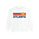 Atlanta, Georgia Sunset Stripes Sweatshirt | Comfort Colors - 100% Cotton-2