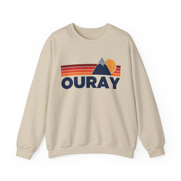 Ouray, Colorado Sweatshirt Retro Mountains, Ouray Unisex Crewneck, Vintage Cozy Jumper, Gift for Outdoor Lovers - 0