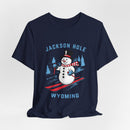Jackson Hole, Wyoming T Shirt - Ski Snowman Graphic Tee-16