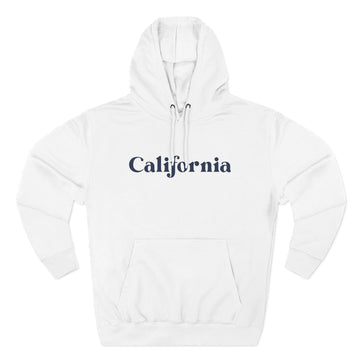 Premium California Retro Hoodie - Classic Wordmark