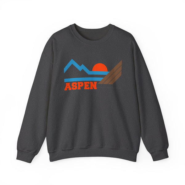 Aspen, Colorado Sweatshirt - Mountain Aspen Crewneck Sweatshirt
