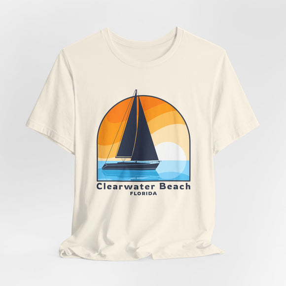 Clearwater Beach, Florida T Shirt - Sailboat Tee