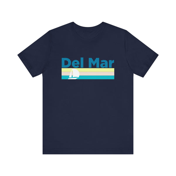 Del Mar T Shirt - Sailboat Graphic Del Mar Tee