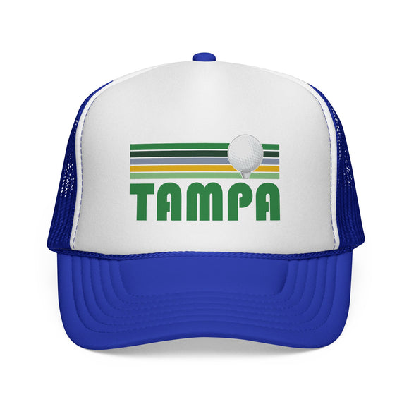 Tampa, Florida Retro Golf Trucker Hat
