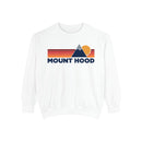 Mount Hood Mountain Stripes Sweatshirt | Comfort Colors - 100% Cotton-3