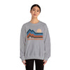 North Carolina Sweatshirt Retro Mountains, North Carolina Unisex Graphic Crewneck