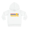 Vancouver, Canada Toddler Hoodie - Retro Sunrise Unisex Vancouver Toddler Sweatshirt