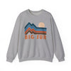 Big Sur, California Sweatshirt Retro Mountains, Big Sur Unisex Graphic Crewneck