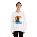 Cannon Beach, Oregon Sweatshirt - Sailboat Cannon Beach Crewneck Sweatshirt-7