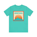 Retro Montana T-Shirt, Mountain Sun Tee, Unisex Graphic Shirt, Vintage Montana Top, Outdoor Adventure Clothing-5