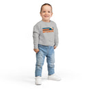 Wyoming Toddler Sweatshirt - Retro Mountain Wyoming Toddler Crewneck Sweatshirt-13