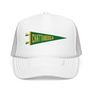 Chattanooga, Tennessee Pennant Trucker Hat — Retro Flag Foam Cap-5