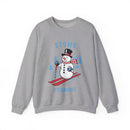 Stowe, Vermont Sweatshirt - Ski Snowman Graphic Crewneck-3