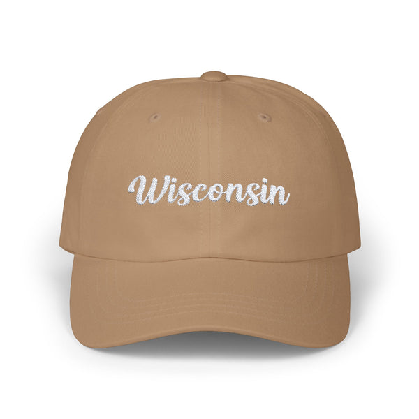 Wisconsin Dad Hat - Embroidered Wisconsin Classic Dad Cap