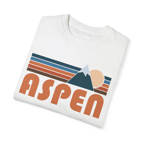 Aspen, Colorado Graphic Tee, Comfort Colors Retro Unisex Aspen T shirt, Mountain Adventure Shirt