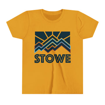 Stowe, Vermont Youth T-Shirt - Kids Stowe Shirt - 0