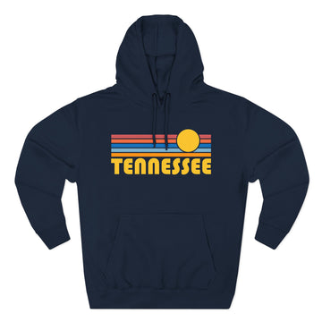 Premium Tennessee Hoodie - Retro Sun Unisex Sweatshirt