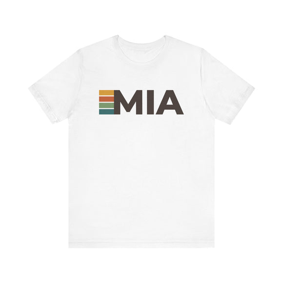 Miami, Florida tee - MIA t shirt retro stripes