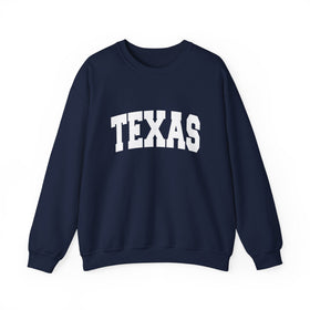 Buy navy Texas Sweatshirt - Unisex Graphic Crewneck