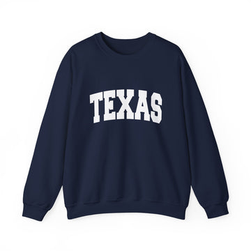 Buy navy Texas Sweatshirt - Unisex Graphic Crewneck