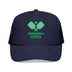 Kids Iowa Pickleball Trucker Hat - Youth Snapback Cap on white background