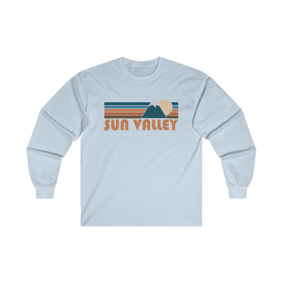 Sun Valley, Idaho Long Sleeve Shirt - Retro Unisex Sun Valley Long Sleeve Tee