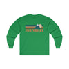 Sun Valley, Idaho Long Sleeve Shirt - Retro Unisex Sun Valley Long Sleeve Tee