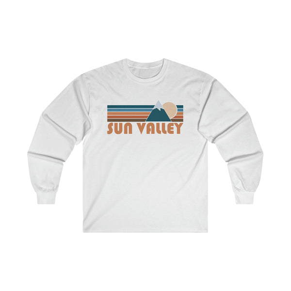 Sun Valley, Idaho Long Sleeve Shirt - Retro Unisex Sun Valley Long Sleeve Tee