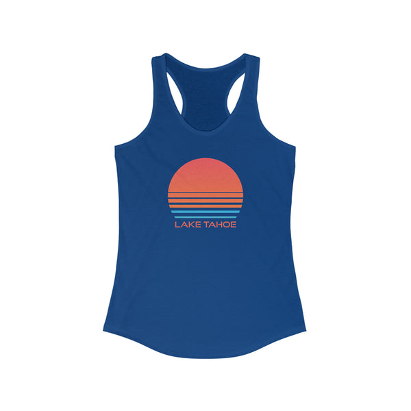Lake Tahoe, California Women's Racerback Tank Top