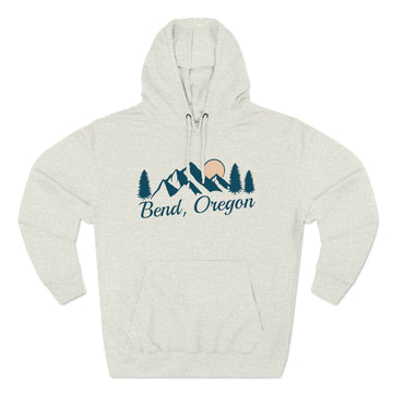 Buy oatmeal-heather Premium Bend, Oregon Hoodie - Unisex Bend Sweatshirt