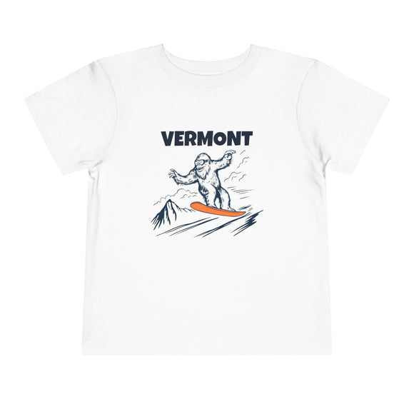 Vermont Yeti Snowboard Toddler Tee