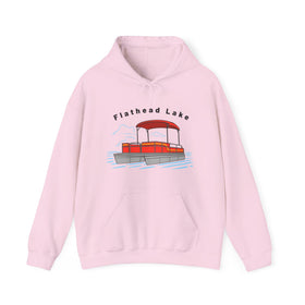 Buy light-pink Flathead Lake Hoodie - Unisex Ski Lift Sweatshirt