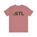 St. Louis, Missouri tee - STL t shirt retro stripes-3