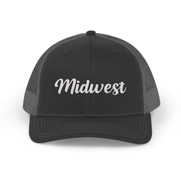 Midwest Snapback Trucker Cap - Embroidered Midwest Hat