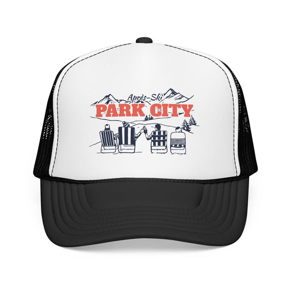Park City, Utah Après-ski Trucker Hat — Foam Mesh Cap