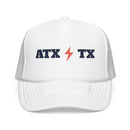 Austin, Texas Retro Trucker Hat - Lightning Foam Cap-5