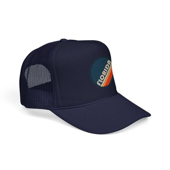 Kids Florida Retro Trucker Hat - Youth Snapback Cap