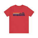 Milwaukee, Wisconsin T Shirt - Retro Jetski PWC Graphic Tee-5