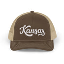 Kansas Snapback Trucker Cap - Embroidered Kansas Hat-3