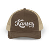 Kansas Snapback Trucker Cap - Embroidered Kansas Hat