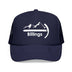 Kids Billings, Montana Trucker Hat Foam - Youth Snapback Cap on white background