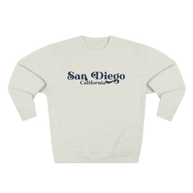 Buy oatmeal-heather Premium San Diego, California Sweatshirt