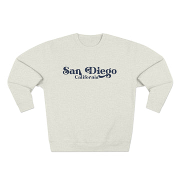 Buy oatmeal-heather Premium San Diego, California Sweatshirt