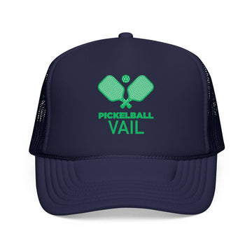 Kids Vail, Colorado Pickleball Trucker Hat - Youth Snapback