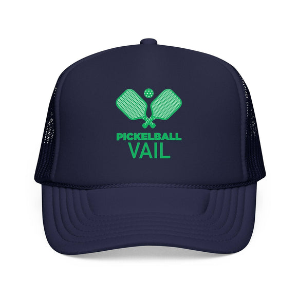 Kids Vail, Colorado Pickleball Trucker Hat - Youth Snapback